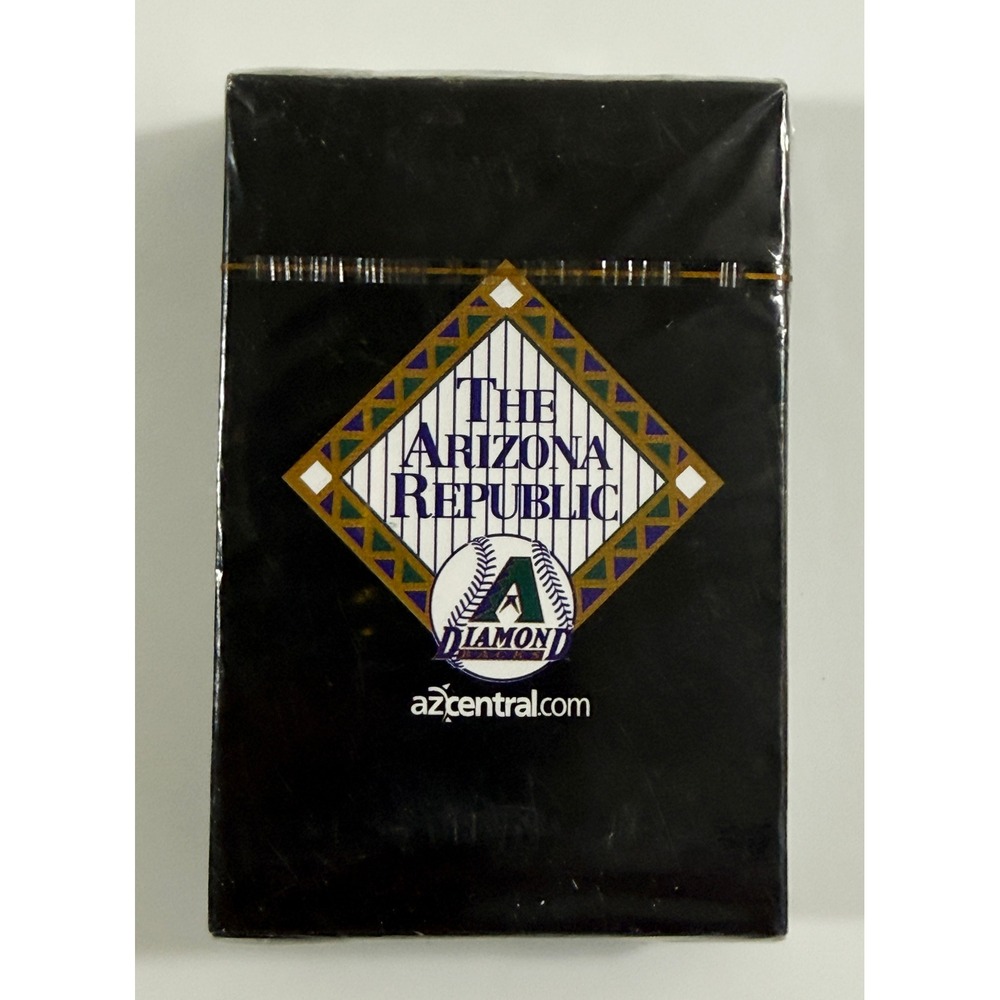 Arizona Diamondbacks Playing Cards Unisex OS Black The Arizona Republic Sealed